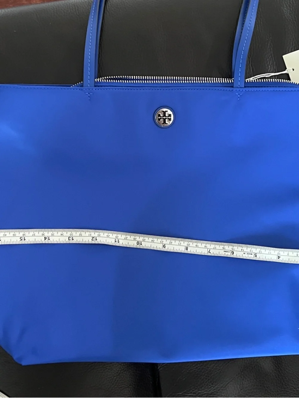 TORY BURCH• Blue Nylon Tote Bag